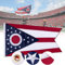 WOWFLAG Flagge, lebendige Farben, doppelt genäht, Leinenvorrichtung und Messingösen für Allwetter-Außenausstellung 3x5 FT Ohio