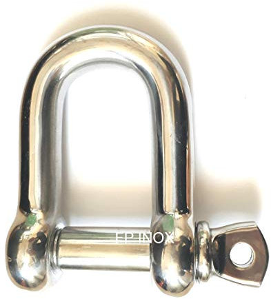 Manille Droite Ø 22mm Libre INOX 316 - A4