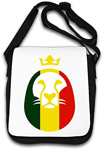 Lion of Judah King Symbol of Rastafari art Schultertasche