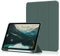 aoub Hülle für iPad Air 11 Zoll 2025 M3/M2 2024, Hülle mit Stifthalter für iPad Air 7./ 6./ 5./ 4. Generation 2022/2020 10,9 Zoll, Unterstützt Pencil Pro/USB-C, Auto Sleep/Wake, Dunkelgrün