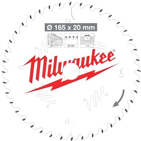 milw Milwaukee 4932471932 Circular Saw Blade 165/20 mm 40T Wood