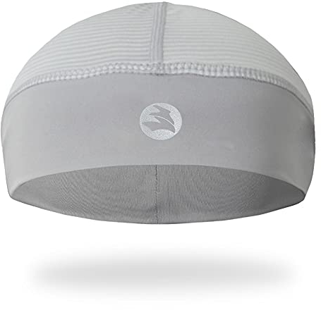 EMPIRELION Unterziehmütze Fahrradhelm Sommer Herren Radsport Mütze Fahrradhelm Radmütze Skull Cap Unterhelm Mütze Sonnenschutz (Hellgrau, 1)