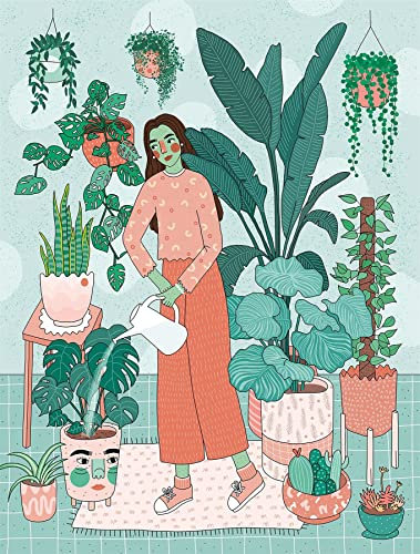 1000 Piece Jigsaw Puzzles- Water Thy Plants - For Adults - Made In The UK | 100% Recycled Puzzle Board | 66cm X 50cm, Jigsaw Puzzles For Adults