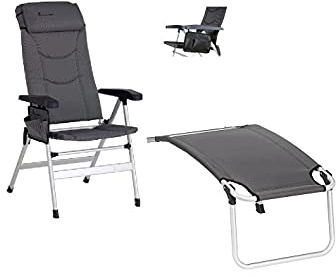STABIELO 2 x Comfort Sessel Thor mit BEINAUFLAGE + Seitentasche - SO Lange VORRAT REICHT -