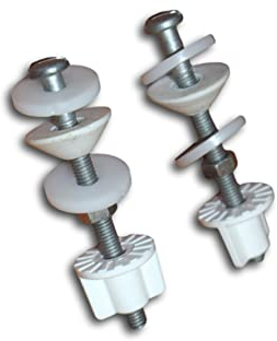 Toilet Cistern to Toilet Pan Fixing Kit Fittings for Close Coupling Coupled WC Bolts