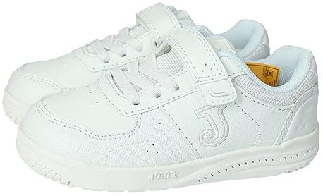 Joma Zapatillas Escolares Niño Niña con Velcro, 22 - 40 - Transpirables, Resistentes y Antiolor, Ideales para Uniforme y Uso Diario