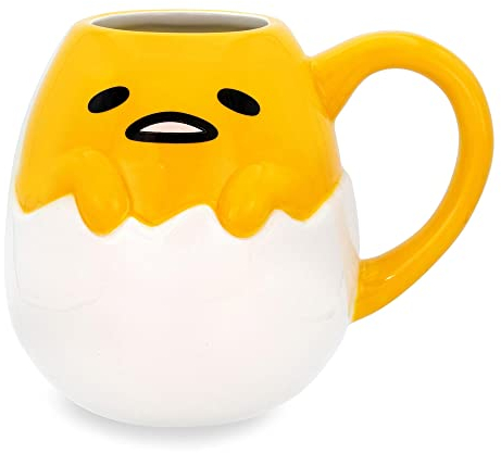 Sanrio Gudetama 3D Sculpted Ceramic Mug | Holds 20 Ounces
