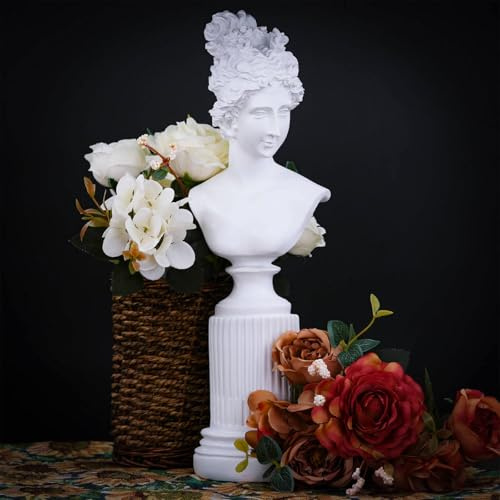 A.F.N.A.L Göttin Büste Statue Klassische Tischdekoration, Geschenk, griechische und römische Mythologie Indoor Replik Harz Skulptur Kunst für Zuhause und Büro, 35,1 cm H