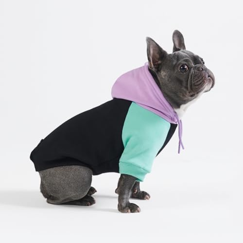 Spark Paws Hunde-Kapuzenpullover – Premium-Qualität, butterweich, hervorragender Komfort und Passform, beruhigende Fleece-Innenseite, geeignet für alle Rassen - Cyber Punk - 2XL