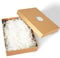 500g White Shredded Tissue Paper for Gift Boxes & Hamper Filing, Shredded Paper for Gift Box Filler Packaging & Basket Stuffing