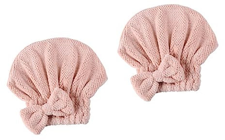 2pcs Shower Hair Drying Cap Fast Drying Cap Hair Cap Korean Version