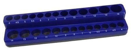 US PRO Tools Magnetic Socket Holder - 1/4 Drive - Holds 26 Sockets 6743