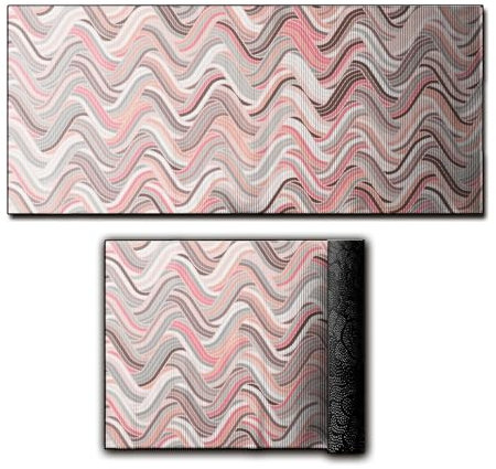 Tapis De Cuisine 100 x 430 cm Essuyable Antidérapant Tapis Cérémonie avec Envers antidérapant pour Cuisine Passage Chambre, Rose
