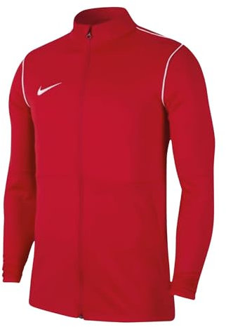 Nike FJ3022-657 M NK DF PARK20 TRK JKT K R Giacca Uomo UNIVERSITY RED/WHITE/WHITE Taglia L