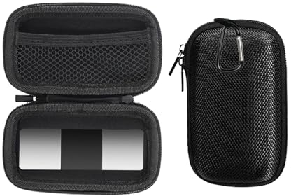 EVA Hard Travel Case for 1-Lead Personal EKG Monitor, Kardia Mobile ECG, for KardiaMobile 6L, 6-Lead Heart Rate Monitor Lightweight Portable Carrying Storage Bag Protective Cover with Mesh Pocket