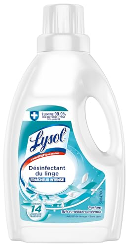 Lysol Additif de lavage Désinfectant du linge Brise méditerranéenne 1L