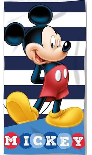 arlis Strandtuch Mickey oder Badetuch, 70 x 140 cm (Mickey-Strandtuch)
