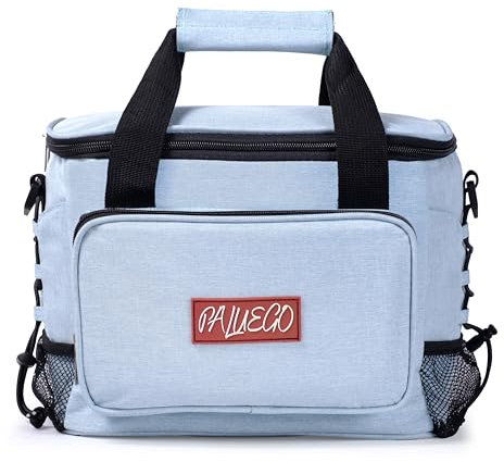 PALUEGO Bolsa termica porta alimentos, Bolsa de Almuerzo, Lunch Box, Lancheira Termica, Bolsa isotérmica porta comida al trabajo, Nevera pequeña portatil. Bolsa porta Alimentos.
