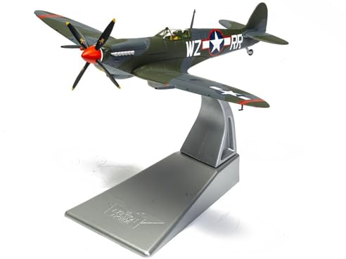 Corgi AA29104 Supermarine Spitfire Mk.IXc, Die Cast Model Plane | (MH656) WZ-RR 'Porky II', Lt. Robert Connor, 309th Fighter Squadron, 31st Fighter Group, USAAF, Mediterranean Theatre, 1943
