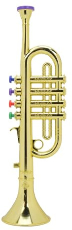 Qcwwy Trompette pour Enfants, Corne en Plastique Légère, Développement de l'intelligence Musicale pour Enfants, Préscolaire Amusant avec Touches Colorées, Sarbacane, Instruments de Musique