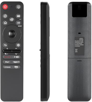 MR25GA IR Ersatz Fernbedienung für LG TV AKB76046603, Universal Fernbedienung für LG Fernseher Magic Remote Control OLED QNED UHD LED LCD Smart TVs