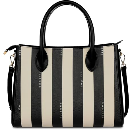 bugatti Handtasche Umhängetasche Cleo Tote Bag Black schwarz