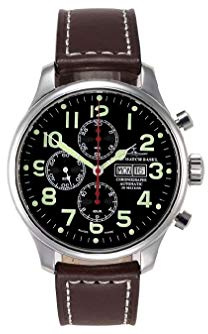 Zeno-Watch Herrenuhr - OS Pilot Chronograph Day Date red - 8557TVDD-pol-a1
