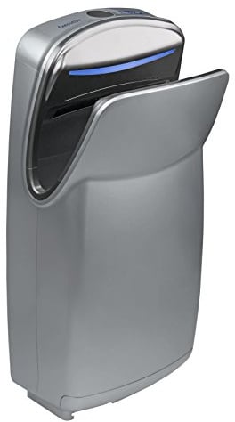 Biodrier Executive Hand Dryer HD-BE1000 - HIGH SPEED, HEPA FILTER, ENERGY EFFICIENT- 5 Year Warranty (Silver)