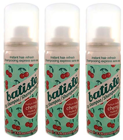 3er Dry Shampoo Cherry Fruity & Cheeky Batiste Trockenshampoo 50 ml