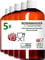 5000-ml (5 x 1.000-ml) ROSENWASSER DO-IT-ALL Essbare Natur-Kosmetik 100% naturrein NATURMEDIN®