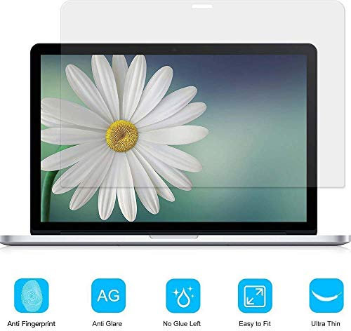 FINDING CASE Clear Screen Protector for MacBook Pro 13-inch Retina (No-ROM) Model A1425 /A1502 (Late 2012 to Early 2015) - Protective Film with Anti Scratch & Hydrophobic Oleophobic Coating