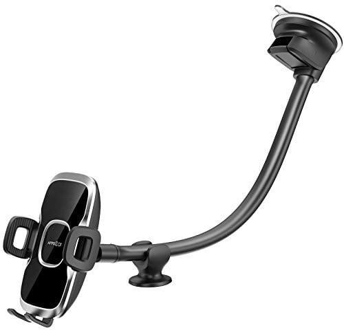 APPS2Car Auto HandyHalterung für Windschutzscheibe mit flexiblem Langen Arm, 13 Zoll Schwanenhals kfz Handy Halterung für Van/LKW, Kompatibel mit 4-6.8 Telefon