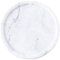 Garneck Bague en marbre naturel bijoux plats décoratifs plateau assiette dessert mariage accessoire cadeau (gris blanc)