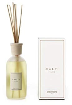 Culti Diffusore Bastoncini Stile da 500 ml Milano | Fragranza ODEROSAE, al Rosa del Marocco e osmanthus - Durata 6 Mesi - Metratura da 40 a 60 mq - Collezione 2020