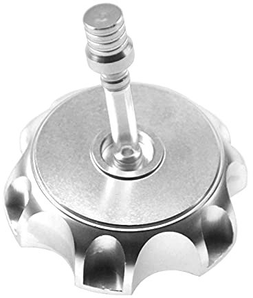 WOOSTAR CNC Benzin Tankdeckel Abdeckung Ersatz für 50ccm 70ccm 110ccm 125ccm 150ccm Taotao Roketa Apollo SSR ATV 4 Wheeler Dirtbike Pitbike Silber