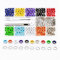 Ösen Set, 400 Stück 5 mm Metallösen Eyelet Metallösen Grommet Kit Ösen Werkzeug mit 3-teiligem Installations-Werkzeug-Kit für Stoff, Leder, Kleidung, Leinwand-Locher (10 Farben)