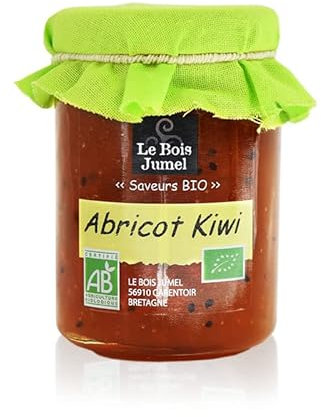 Confiture d'abricot kiwi BIO 120g
