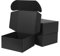GUOKOFF Karton Geschenkboxen Schwarz (10 Stück), 20.3 x 20.3 x 10.2cm Geschenkboxen mit Deckel, Versandkartons, Pappschachteln mit Deckel, Geschenkbox für Weihnachten, Geburtstag