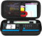 Canboc Graphic Calculator Case für Texas Instruments TI-Nspire CX II CAS/TI-Nspire CX II/TI-Nspire CX CAS Farbgrafik Rechner, Mesh Bag fit Kabel, Handbuch, Sonstiges Zubehör, Schwarz+Schwarz