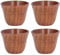 4 Pièces Tasse en Bois, 75 Ml de Style Japonais Tasse à café Tasse à café Tasses à thé pour Restaurant à la Maison