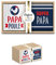 STC, coffret mug chaussettes Papa Poule
