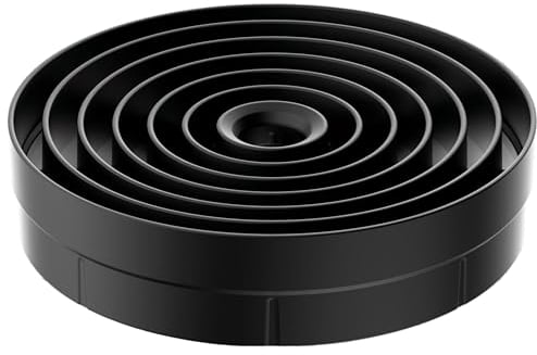 BORA PUED Tobera de entrada negra original para PURE, Extractor, Accesorio para placa de cocción
