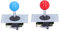 ZLXHDL Juego De Arcade DIY Kits De 2 Jugadores Juego De Arcade DIY Kits De Joystick Set LED Botones De Arcade Para Juegos De Ordenador 5V