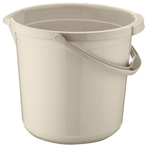 Best House 10 Litres Cleaning Bucket Multipurpose Water Storage Plastic Bucket with Handle for Garden, Cleaning, Kitchen (Pack of 1) (RANDOM COLOUR SEND)