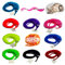 SHENGSEN Fuzzy Worm Toys String Pets Fuzzy Würmer an Schnur (20 Stück & 10 Farben)