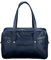budiniao Premium Leather School Bag For Student Uniform Laptop Lightweight Japanese Handbag Japanese Casual PU Shoulder Bag PU, Dark blue