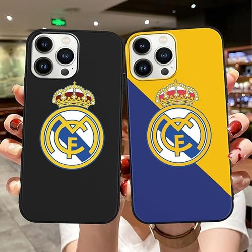 Yomyejisoo 2 Stück Schutzhülle für iPhone 12/12 Pro Hülle 6.1, Ultra Dünn Matt Handyhülle mit Soccer Fußball Muster Design, Silikon TPU Junge Männer Stoßfest Protective Cover Case,03