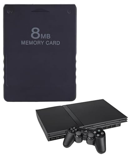 8MB Memory Card for PlayStation 2 - High-Speed Gaming PS2 Accessory with Universal Compatibility