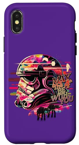 Star Wars May the 4th Be With You Stormtrooper & AT-AT Vivid Hülle für iPhone X/XS