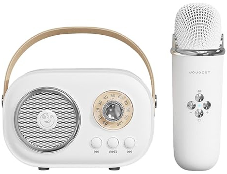 Enceinte de karaoké portable | Microphone haut-parleur de karaoké portable sans fil avec micros, machine de karaoké créative avec effets de changement de voix